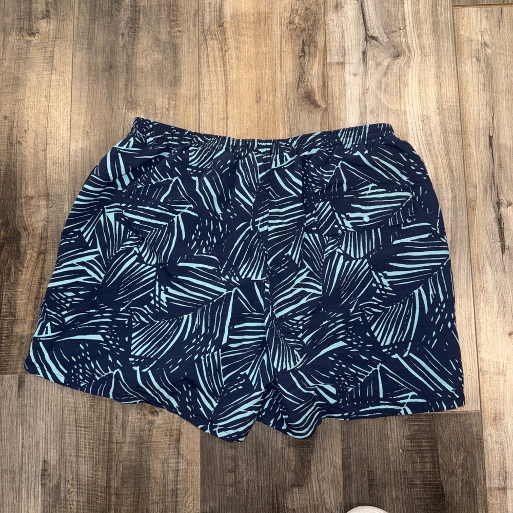 Patagonia Baggies Shorts L Blue Print Lined Swim Athletic Outdoor Mens - Picture 3 of 8